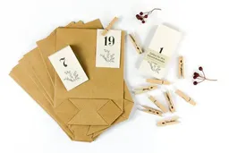 STUDIO KARAMELO STUDIO KARAMELO DIY Adventskalender Set zum Basteln & Befüllen – Produktbild 1 von 1