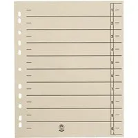 50 Trennblätter chamois, 230 g/m² – Produktbild 1 von 1
