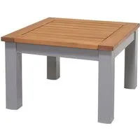 Garten-Couchtisch "Barcelona", 46 x 46 cm, silber – Produktbild 1 von 1