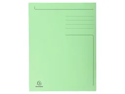 Exacompta 50 Exacompta Aktenmappen "Forever", 3 Klappen, 280 g/m², DIN A4, grün – Produktbild 1 von 1