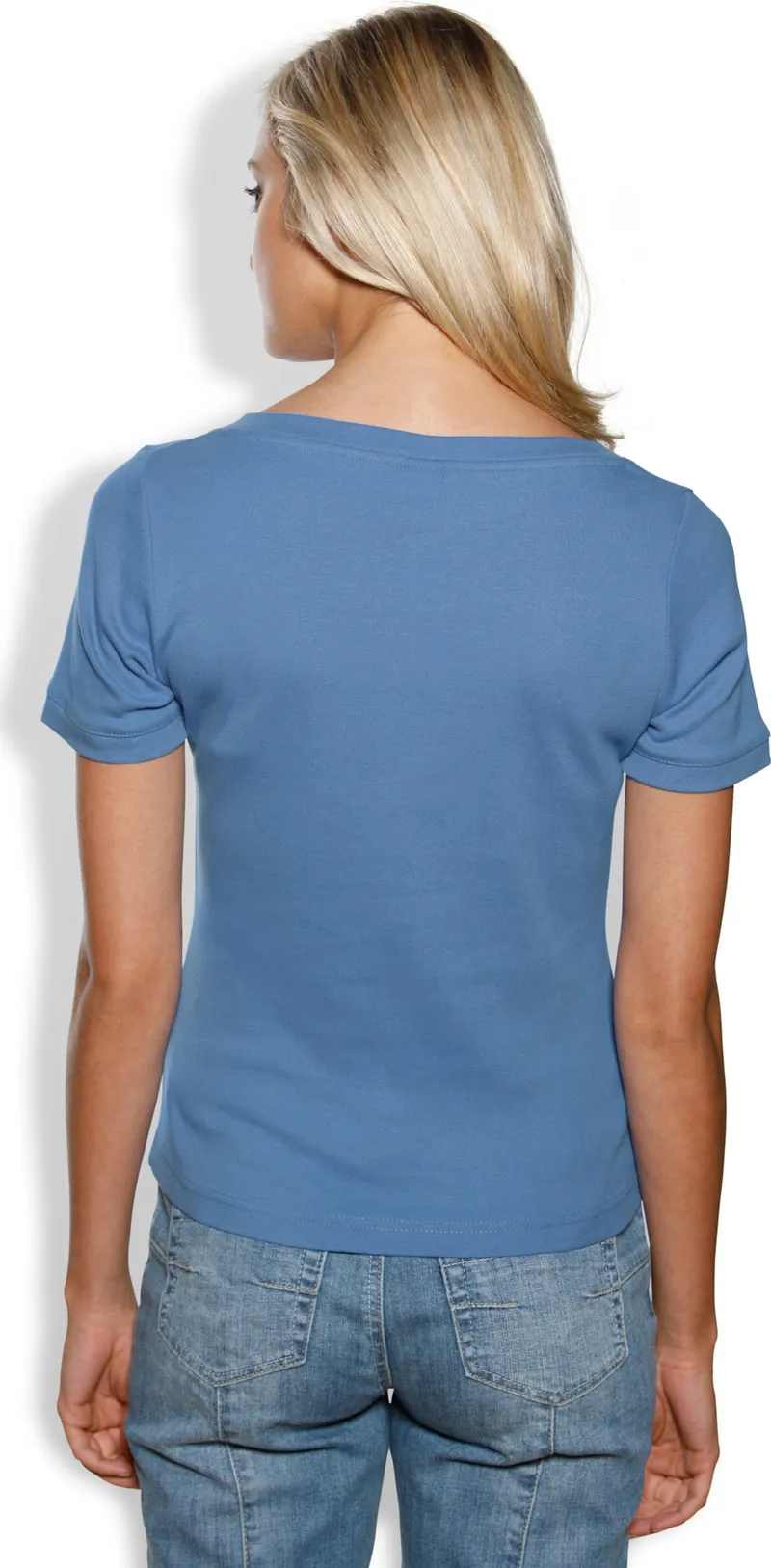 heine Shirt azurblau, Azurblau, – Produktbild 1 von 2