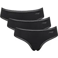 Sloggi Sloggi 3er Pack GO Crush Hipster Slip Bio-Baumwolle, Schwarz, – Produktbild 1 von 1