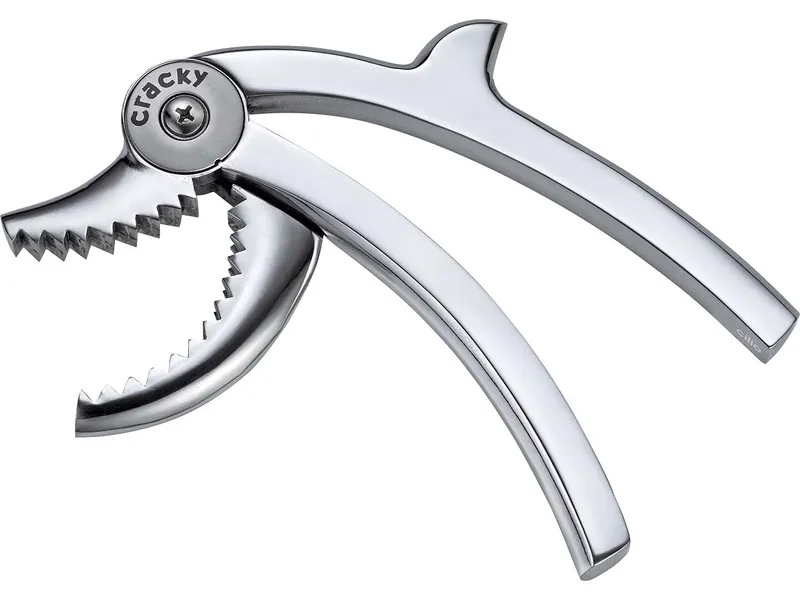 cilio cilio Nussknacker "CRACKY", silber, mit Zahnung und Feder für sicheren Halt – Produktbild 1 von 1