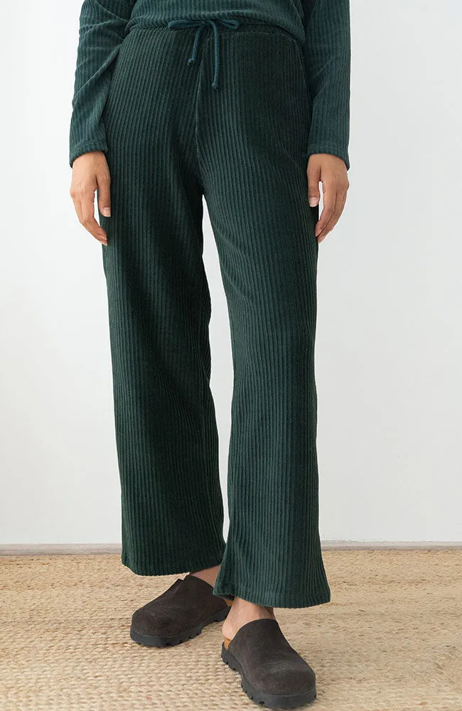 TWOTHIRDS TWOTHIRDS Damen vegan Hose Abruka Dunkelgrün, Dunkelgrün, – Produktbild 2 von 3