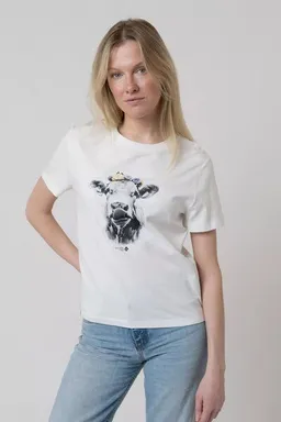 Bavarian Caps Bavarian Caps Damen T-Shirt aus Bio-Baumwolle "Dolce Vita: Almabtrieb" – Produktbild 1 von 1