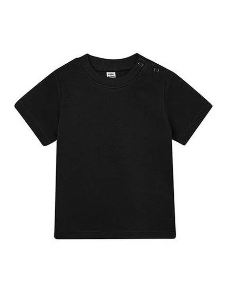 Babybugz Babybugz Baby T-Shirt 0 - 36 Monate 200 g/m² Bio Baumwolle Vegan, Schwarz, – Produktbild 2 von 3