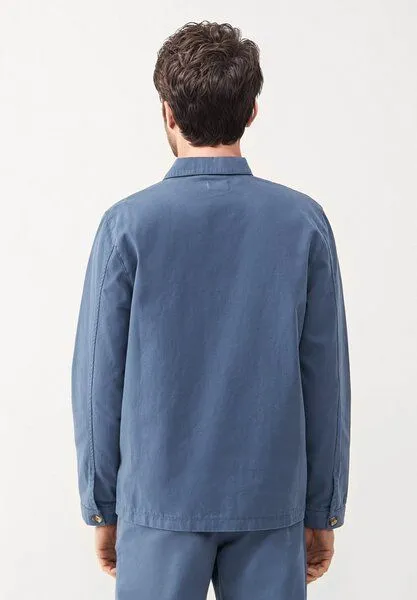 Givn Berlin Givn Berlin Overshirt GBBEN aus Bio-Baumwolle - Steel Blue, Blau, – Produktbild 2 von 4