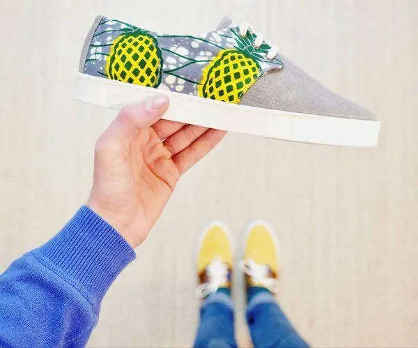 PANAFRICA PANAFRICA Bunte Sneaker - Zanzibar - Grau - Unisex – Produktbild 1 von 2