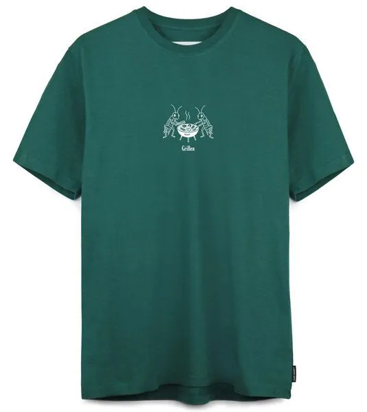 Gary Mash GARY MASH Shirt Grillen aus Biobaumwolle, Grün, – Produktbild 1 von 4