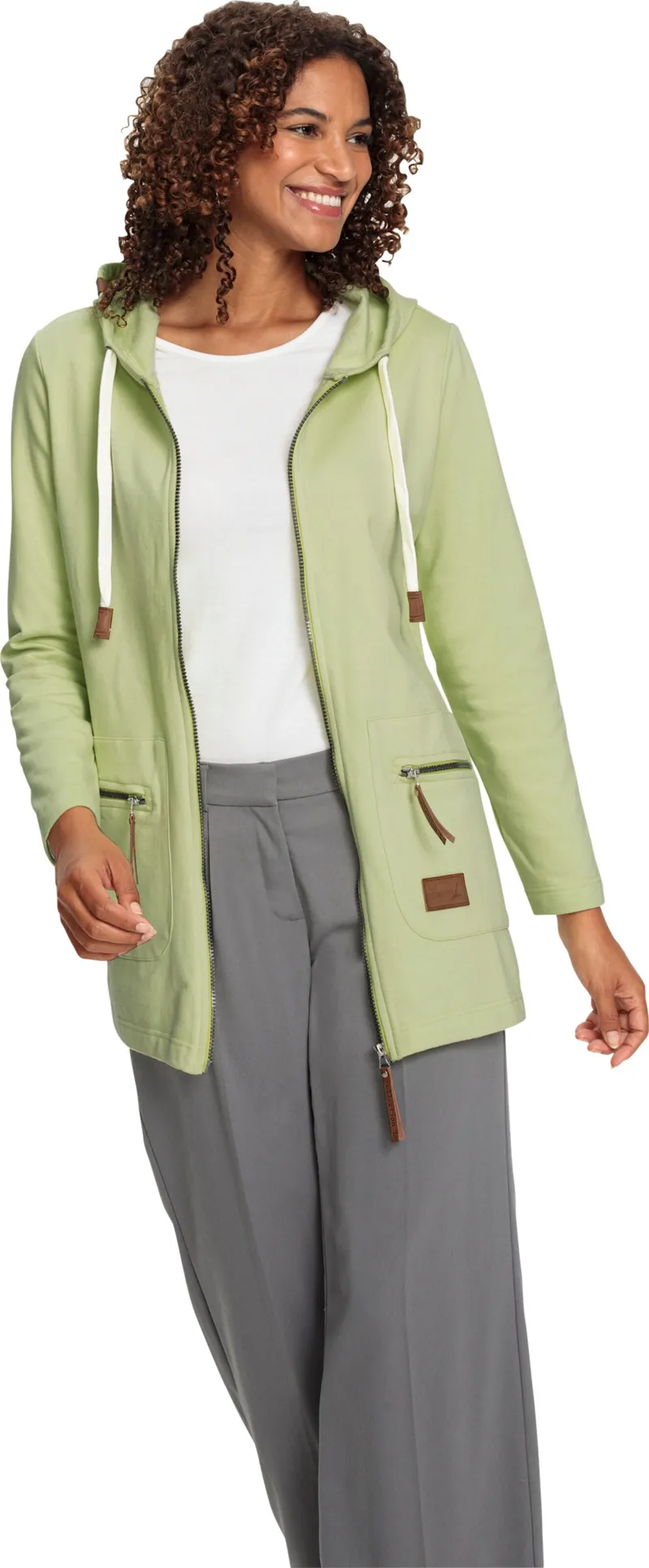 Witt Sweatjacke pistazie, Pistazie, – Produktbild 2 von 2