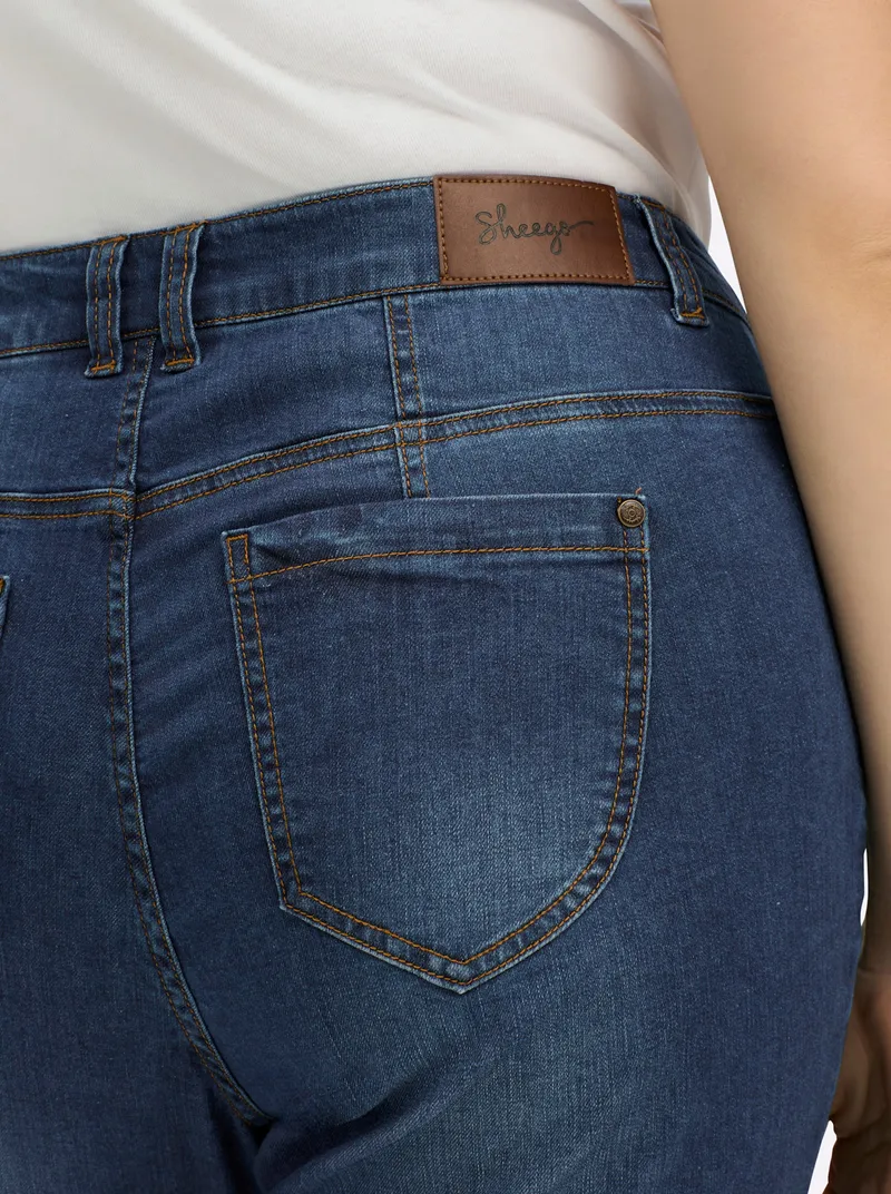 sheego Boyfriend-Jeans, Blue-stone-washed, – Produktbild 2 von 2