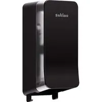 Satino Satino Compactrollen-Toilettenpapier-Spender "HYGINITY" für 2 Rollen, schwarz – Produktbild 1 von 1