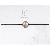 BeWooden BeWooden Holzarmband Peace – handgefertigter, nachhaltiger Schmuck mit Friedenssymbol – Produktbild 1 von 1