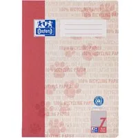 OXFORD OXFORD Recycling-Schulheft DIN A4, 16 Blatt, Lineatur 7 (kariert 7 mm), 90 g/m² – Produktbild 1 von 1