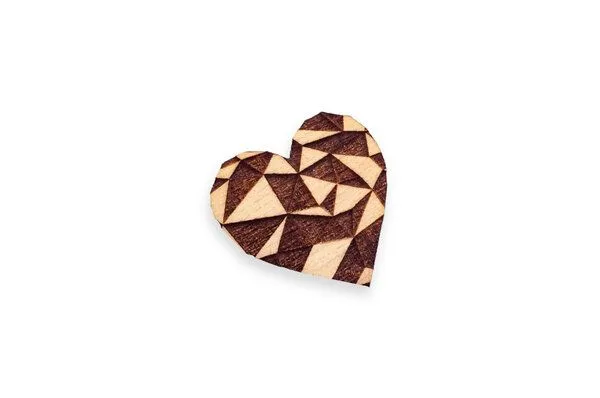 BeWooden BeWooden Holzbrosche Love – Produktbild 2 von 4