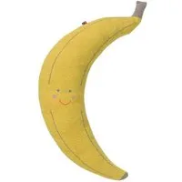 david fussenegger David Fussenegger Großes Kissen „Banane“, 20 x 70 cm aus Recycling-Baumwolle, Gelb, – Produktbild 1 von 1