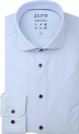 Pure Pure Functional Hemd Melange Hellblau - Größe 44 (XXL) – Produktbild 1 von 1