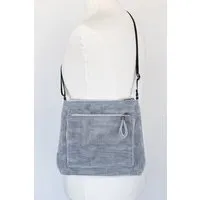 Smateria Smateria Umhänge-Tasche 'Bustle', Silber-grau, – Produktbild 1 von 1