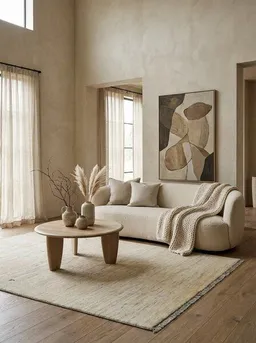 Rugtales Gabbeh Beige „Rugtales“ aus Schurwolle, 169x249 cm – Produktbild 1 von 1