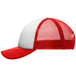 Myrtle Beach myrtle beach 5 Panel Kappe Kinder MB071 Einheitsgröße white/red – Produktbild 1 von 1