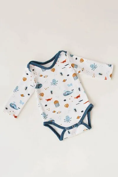 NoniKids Berlin Langarm Baby Body *Wale* Bio Baumwolle | NoniKids Berlin – Produktbild 2 von 2