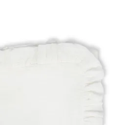 Hutch&Putch Hutch&Putch Musselin Kopfkissenbezug mit Rüschen - aus 100% Bio-Baumwolle - ideale Ergänzung zur Musselin Bettwäsche - atmungsaktiv und temperaturausgleichend – Produktbild 1 von 1