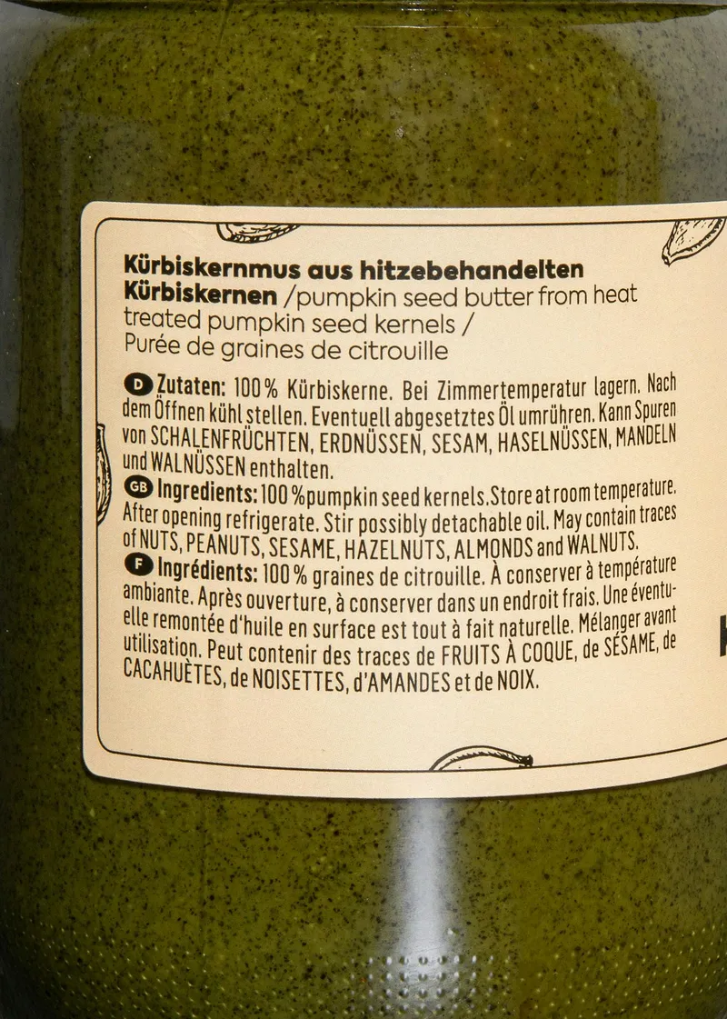 KoRo Kürbiskernmus 500 g – Produktbild 1 von 5