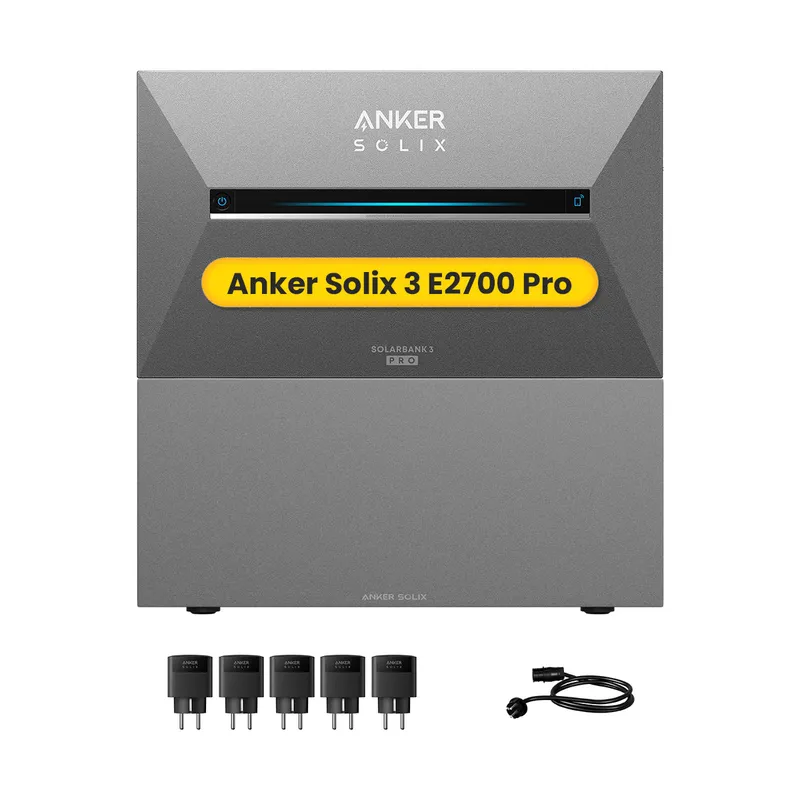 Anker Anker SOLIX Solarbank 3 E2700 Pro All-in-One Speicher für Balkonkraftwerk, by Powerness - 5.4kWh / 5 x Smart Plug / Standardversand – Produktbild 1 von 1