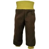 liebewicht liebewicht Hose aus Bio Wolle Wollwalk für Kinder, Braun/ heugrün, – Produktbild 1 von 1