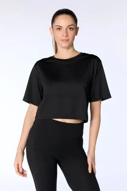 True North True North Damen Cropped T-Shirt aus recyceltem Polyester – Sport & Freizeit Shirt 1116 – Produktbild 1 von 1