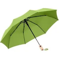 FARE FARE Taschenschirm Automatikfunktion Echtholzgriff, Lime (grün), – Produktbild 1 von 1
