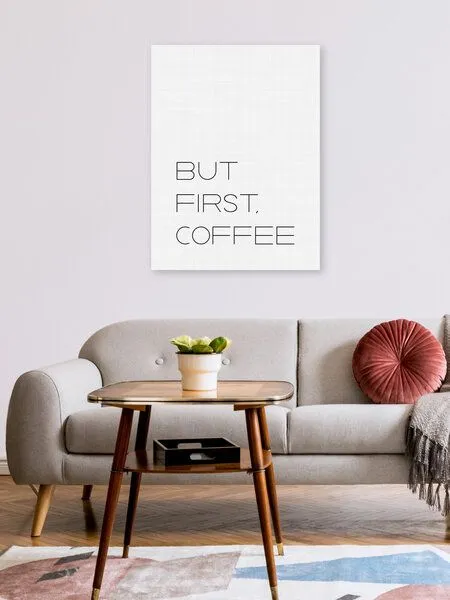 Photocircle Photocircle Poster / Leinwandbild - But First Coffee – Produktbild 2 von 4