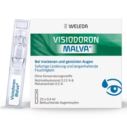 Weleda Visiodoron Malva Augentropfen in Einzeldosispipet. – Produktbild 1 von 1
