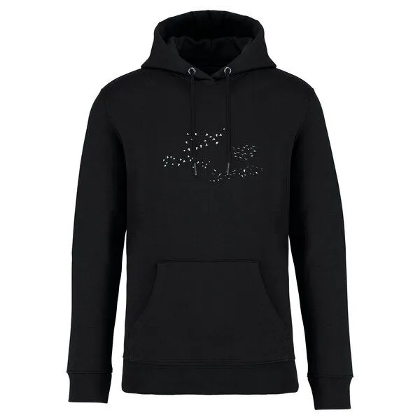 Greenspired Greenspired Basic Bio Unisex Hoody Nr. 4 Skybirds 350g/m² XXS - 3 XL, Schwarz, – Produktbild 1 von 1