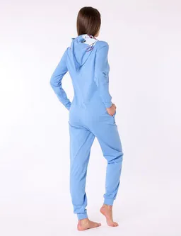 Ladeheid Schlafanzug Damen Schlafoverall Jumpsuit mit Kapuze LA40-234 Karnevalskostüm ohne – Produktbild 1 von 1