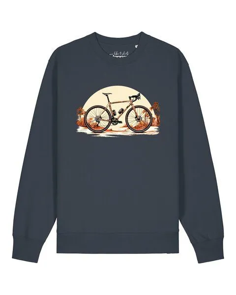 watapparel watapparel Sweatshirt Unisex Gravelbike, India ink grey, – Produktbild 1 von 2