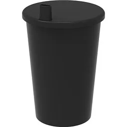 elasto elasto Trinkbecher Splash, Schwarz, – Produktbild 5 von 5
