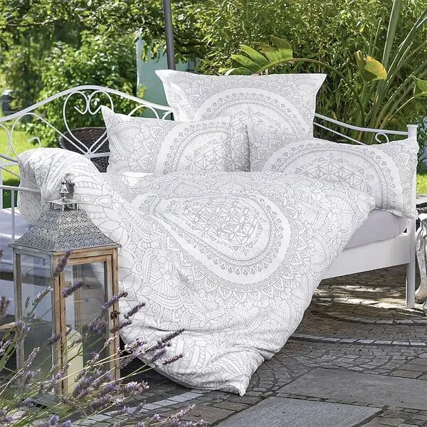The Spirit of OM The Spirit of OM Bio-Bettwäsche Silver-Gold-Dream – Produktbild 4 von 4