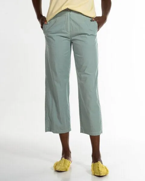 Alma & Lovis Alma & Lovis 7/8 Chino Sommerhose aus reiner Bio-Baumwolle | Summer Pants, Gobelin (hellblau), – Produktbild 1 von 4