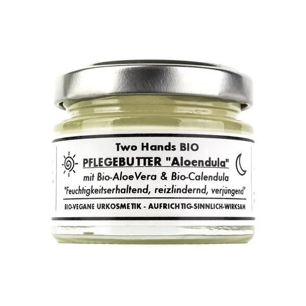 Two Hands BIO Two Hands BIO PflegeButter „Aloendula“ mit Bio-Aloe Vera & Bio-Calendula – Produktbild 1 von 1