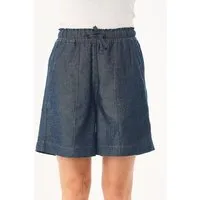 ORGANICATION ORGANICATION Denim-Shorts aus Bio-Baumwolle und TENCEL Lyocell mit Hanf, Blau(save blue), – Produktbild 1 von 1
