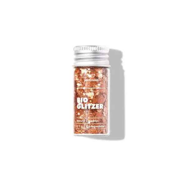 BIRKENSPANNER BIRKENSPANNER Biologisch abbaubarer Glitzer "Bioglitzer" | viele Farben, Bronze, – Produktbild 2 von 4