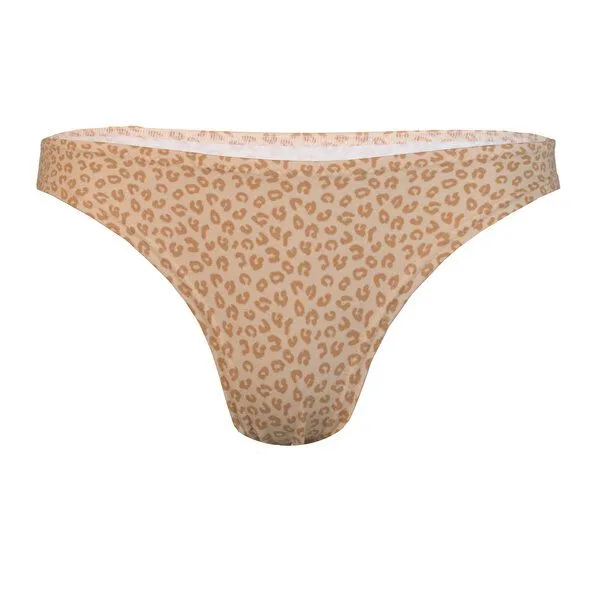 Frija Omina Frija Omina Bio-String Pur gemustert, Panthera (gelb), – Produktbild 1 von 2
