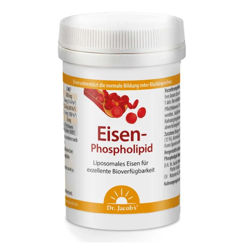 Dr. Jacob's Dr. Jacob's Eisen-Phospholipid Mango Pulver liposomal vegan – Produktbild 1 von 1