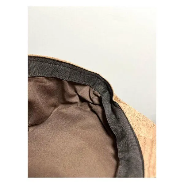 Kork-Deko Kork-Deko Schiebermütze aus Korkstoff - beige oder braun - Kork Mütze, Korkhut, Braun, – Produktbild 2 von 3