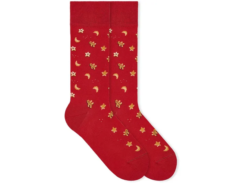 von Jungfeld von Jungfeld Bio-Socken "Cookie", scarlett red – Produktbild 1 von 1