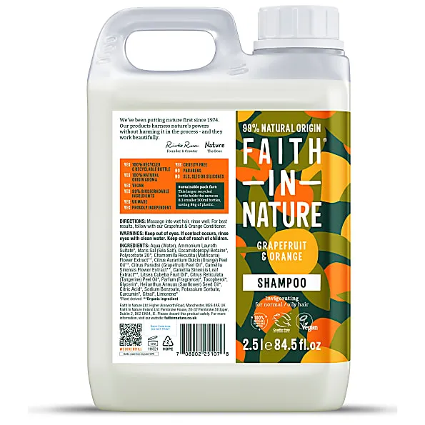 Faith in Nature Faith in Nature Grapefruit & Orange Shampoo 2.5L – Produktbild 1 von 1