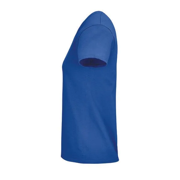 Sol's Sol's Damen T-Shirt Kurzarm Rundhals aus Bio - Baumwolle, Royal blue, – Produktbild 3 von 3