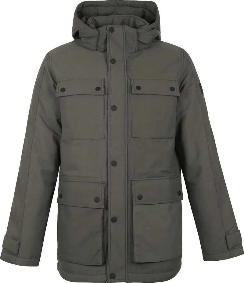 ECOALF Ecoalf Luena Jacke Khaki - Größe XL, Khaki, – Produktbild 2 von 5
