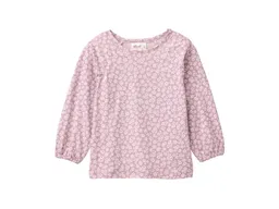 People Wear Organic People Wear Organic Langarm-Shirt kleine Veilchen dunkelmalve Gr. 98/104 – Produktbild 1 von 1